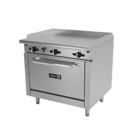 ASBER AER-G36-36-H Estufa A Gas Plancha 36″ Con Horno