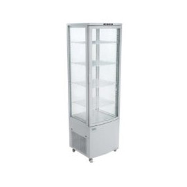 MIGSA RT-235L Refrigerador Exhibidor Panoramico Blanco 1 Puerta Curva