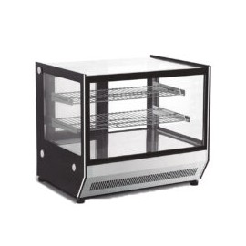 MIGSA GN-900RT Vitrina Refrigerada de Mesa Cristal Rectangular 2 Puertas Corredizas 90 Cm