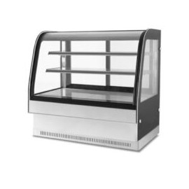 MIGSA GN-1500C2 Vitrina Refrigerada de Piso Cristal Curvo 2 Puertas Corredizas 150 Cm