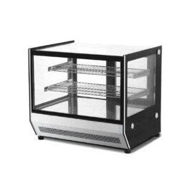 MIGSA GN-1200RT Vitrina Refrigerada de Mesa Cristal Rectangular 2 Puertas Corredizas 120 Cm