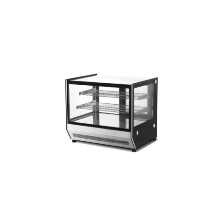 MIGSA GN-1200RT Vitrina Refrigerada de Mesa Cristal Rectangular 2 Puertas Corredizas 120 Cm