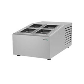 ASBER ATC-2+2 Topping Refrigerado Sobre Mostrador  4 Insertos