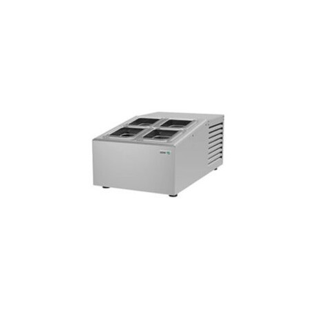 ASBER ATC-2+2 Topping Refrigerado Sobre Mostrador  4 Insertos