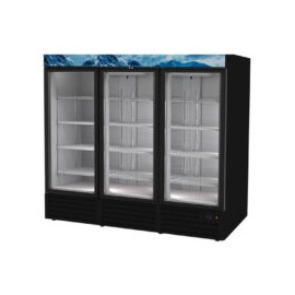 ASBER ARMD-72 Refrigerador Vertical 3 Puertas De Cristal C/Display 72 Pies Cubicos