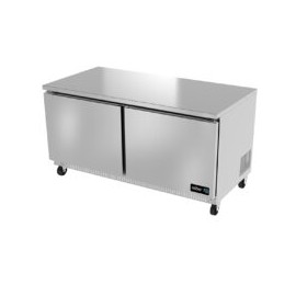 ASBER AUTR-60 Mesa Bajo Mostrador Refrigerada de 2 Puertas 15 Pies Cubicos