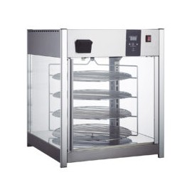 MIGSA RTR-158L Vitrina Pizzera Caliente con Rack Giratorio de 4 Niveles  Hasta 45 Cm Diametro